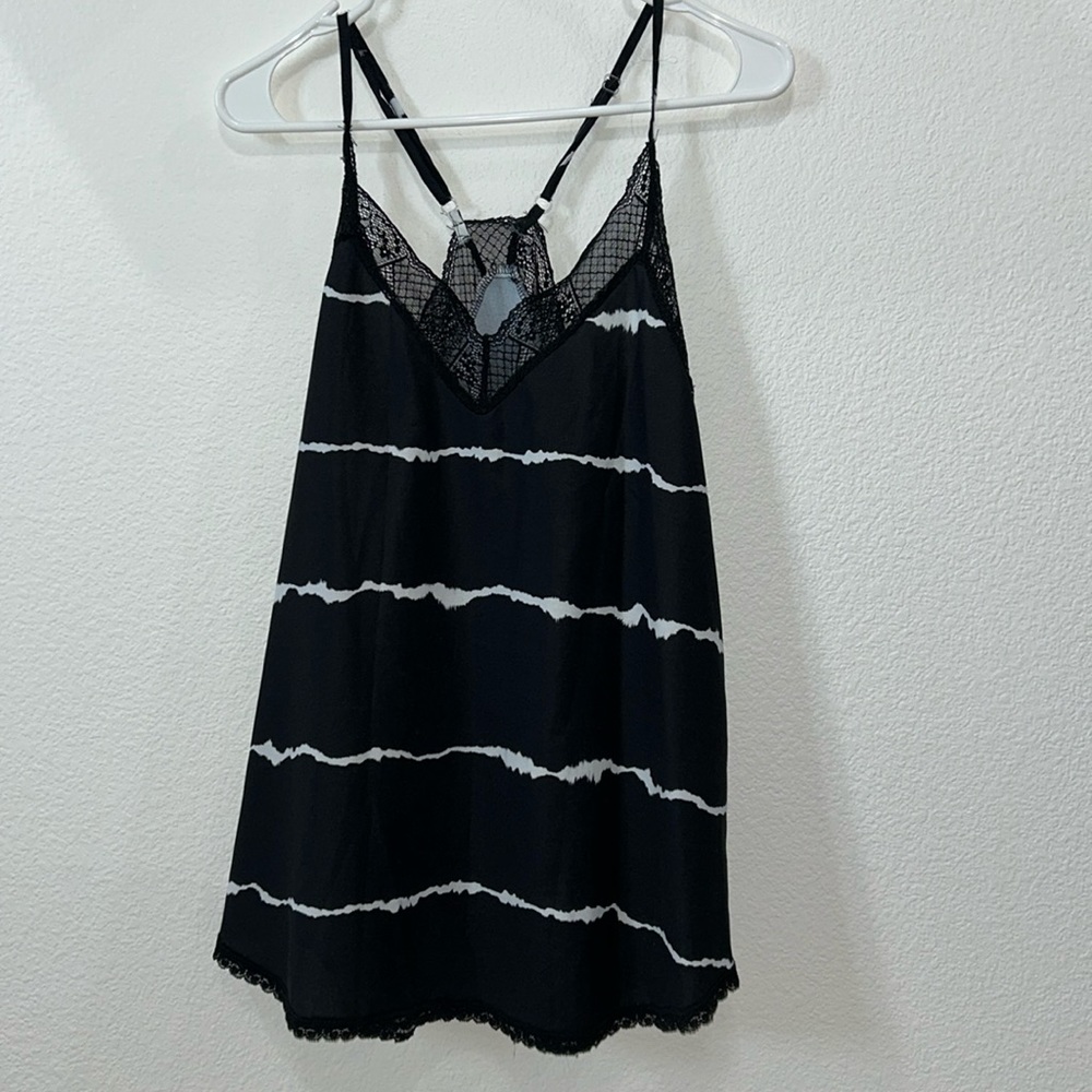 Lace Racer back tank top.